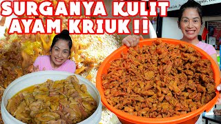 KRIUKNYA TERDENGAR SAMPAI DI NEGERI JIRAN!! kulit ayam 4 saudara VIRAL!!