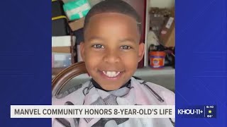 Alvin ISD community honors 8-year-old with memorial bubble release