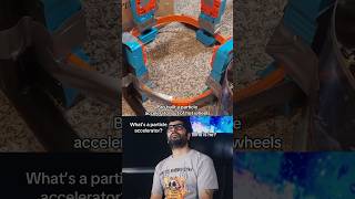 He built a particle accelerator out of hot wheels #ParticleAccelerator #Science #HotWheels #shorts