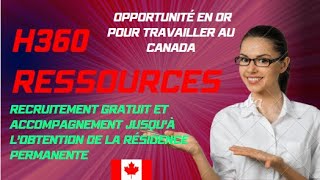 Recrutement de Travailleurs Temporaires au Canada | Comment H360 Ressources Facilite le Processus