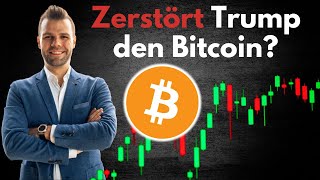 Krypto: Trump sorgt für Chaos: Droht jetzt ein Bitcoin-Abverkauf? ⚠️