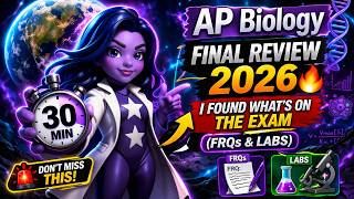 AP Bio LAST-MINUTE ULTIMATE CRAM Study Guide ⏰ 30 Minutes That Could Save Your Score
