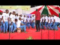 The Senende Boys choir perfoming An African Traditional Folk tune 'Munusu' at the KMF 2022 edition.