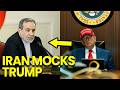 Trump BLINDSIDED as Iran SUSPENDS ALL PEACE TALKS Instantly!