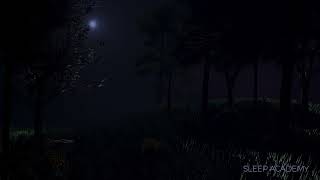 Таинственный Ночной лес. Звуки сверчков, птиц для сна. Глубокий сон.