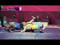 Round 2 FS - 75 kg: M. ALIKHAN (KAZ) v. E. MAMASHOV (KGZ)