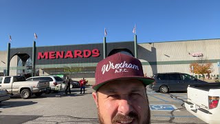 Canadian shopping in the US! Menards!!