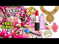 Omg Got 2 Matte Lipsticks, Nailpaint, Powder, Nail Kit inside Makeupbox snacks | Free Gifts Inside