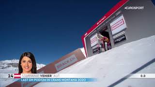 Stephanie Venier (AT) - 5th in  WC Alpine Skiing - Crans Montana downhill 2 - Feb 27th 2022