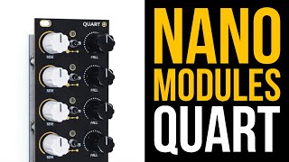 NANO Modules QUART // quad envelopes or LFOs - Eurorack demo & patch tips