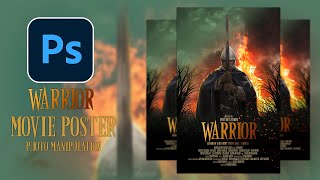 Movie Poster Design in photoshop Warrior