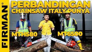 CHAINSAW ITALY MANA YANG MEMILIKI KINERJA LEBIH CEPAT? | PERBANDINGAN EFCO MTH580 VS MT6500