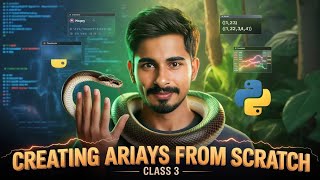 Creating Arrays from Scratch | NumPy Array Tutorial in Hindi | NumPy Complete Course in Hindi