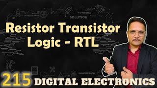 Resistor Transistor Logic Basics: RTL NOT Gate and RTL NOR Gate