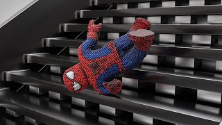 Spiderman's first day as a superhero - VS 100 Steps