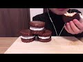 asmr チョコバッキー チョコパイ　エンゼルパイ　（咀嚼音 eating sounds）