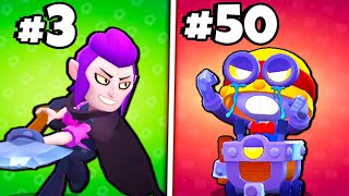 BEST BRAWLER to WORST BRAWLER Ranking in Brawl Stars! 😈 (Pro List)