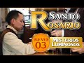 Santo Rosario de los Caballeros de la Virgen, 03 de octubre  Misterios  Luminosos