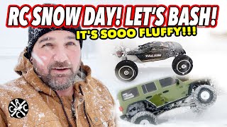 RC SNOW DAY! Let's Bash! (It's Soooo Fluffy)