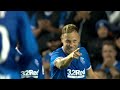 rangers 3 1 queen of the south arfield brace secures comfortable win premier sports cup