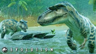 NEW ALBERTOSAURUS (ALL SKINS) vs ALL CARNIVORES (JURASSIC WORLD EVOLUTION)