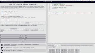 Basic Data Structures: Add Items Using splice()