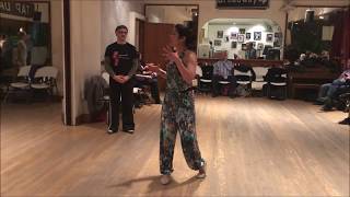 Tango Lesson: Follower Back Sacada from Ocho Cortada