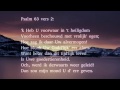 Psalm 63 vers 1, 2 en 3 - O God, Gij zijt mijn toeverlaat