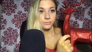 ASMR- CLOSE WHISPER- Tracing/ Personal Attention to Holiday Objects❄️