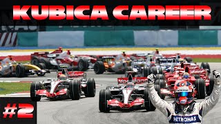 rFactor - F1 2007 - Robert Kubica Career mode - #2 - Malaysia