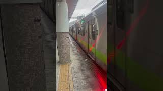 台鐵北上EMU900型1198次區間車進站-三坑站🚄🛤️