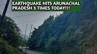EARTHQUAKE HITS ARUNACHAL PRADESH 3 TIMES TODAY IN THE MAGNITUDE OF 5.6, 3.8 AND 4.9 RESPECTIVELY!