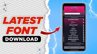 Best Free Font Stylish English Fonts Pack Download Pixellab Font