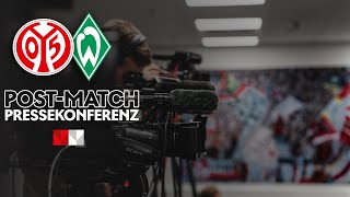 Die PK nach dem Spiel gegen Bremen | #M05SVW | #05ertv | Saison 2023/24