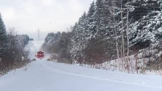 幌延ストレートから豪快に雪跳ねで軽い洗練を受けた宗谷ラッセル