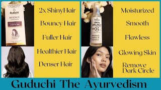 Guduchi Ayurveda | Bouncy Hair Serum \u0026 Skin Delight Under 35 Cream | Honest Review