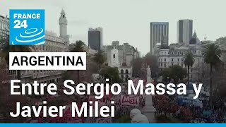 Argentina entre Sergio Massa y Javier Milei, dos propuestas de país antagónicas