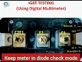 IGBT testing using digital multimeter@creativeconcept7584