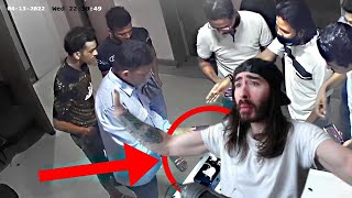 Moistcr1tikal reacts to Pranks Destroy Scam Callers GlitterBomb Payback by Mark Rober