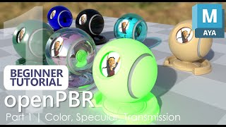 🔥 Maya 2026 OpenPBR Tutorial – Base Color, Specularity & Transmission Explained! #3d #tutorial