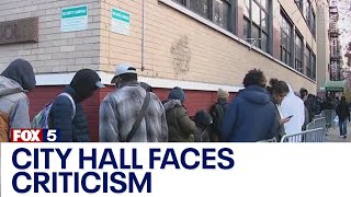 NYC migrant crisis: City Hall facing criticism of crisis management