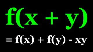 Solving A Nice Functional Equation