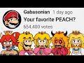 Funny Princess Peach Poll Compilation - Gabasonian