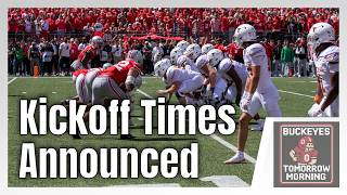 Ohio State Football Announces More 2026 Kickoff Times