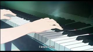 Mizore plays a piano (Liz and the Blue Bird)