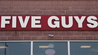 Five Guys voted favorite fast food burger chain in new survey