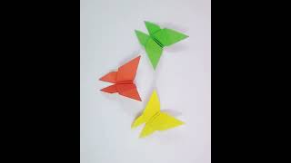 Origami Butterfly easy #paperbutterfly #origamibutterfly #short