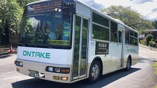 南木曽町営バス車窓 妻籠→南木曽駅/ 保神線 南木曽駅1144発