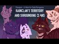 Rainclan's Territory and Surounding Clans (clangen speedpaint and lore video)