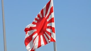 自衛艦旗 「護衛艦てるづき」  2014年6月14日 横須賀本港